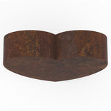 Heart Cremation Urn for Ashes Large Adult in Brown Bronze Top View