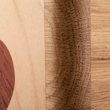 Heart Cremation Urn for Ashes in Oak Right
