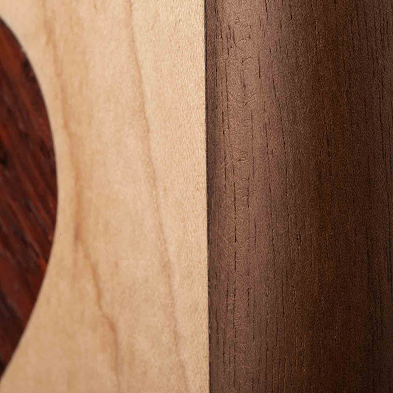 Heart Cremation Urn for Ashes in Walnut Top Right