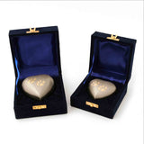 Heart Paw Prints Keepsake Urn for Pets Ashes Two in Box