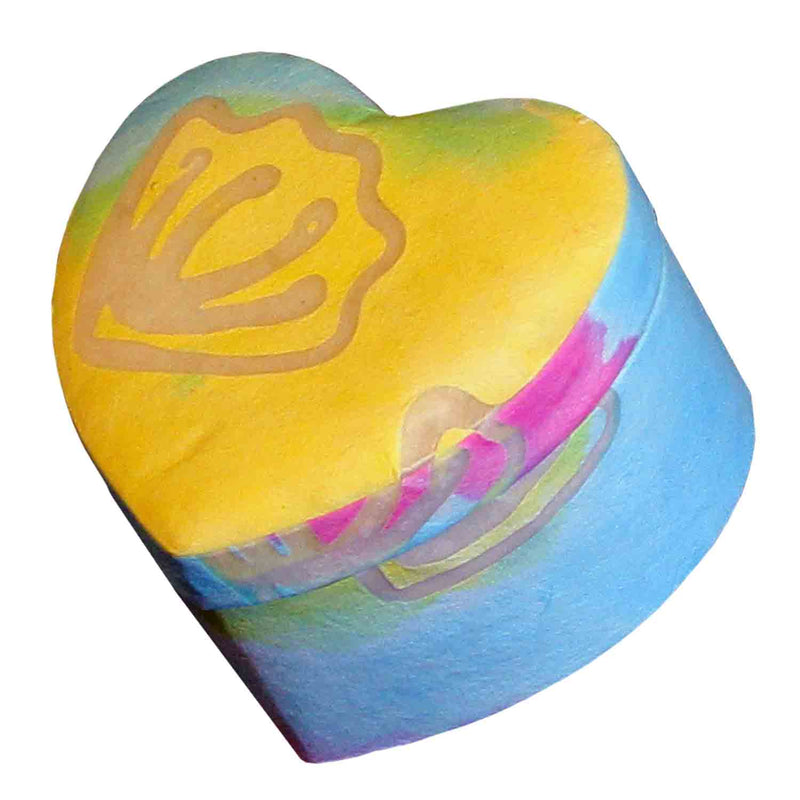Heart Shaped Biodegradable Urn for Ashes in Pastel Small
