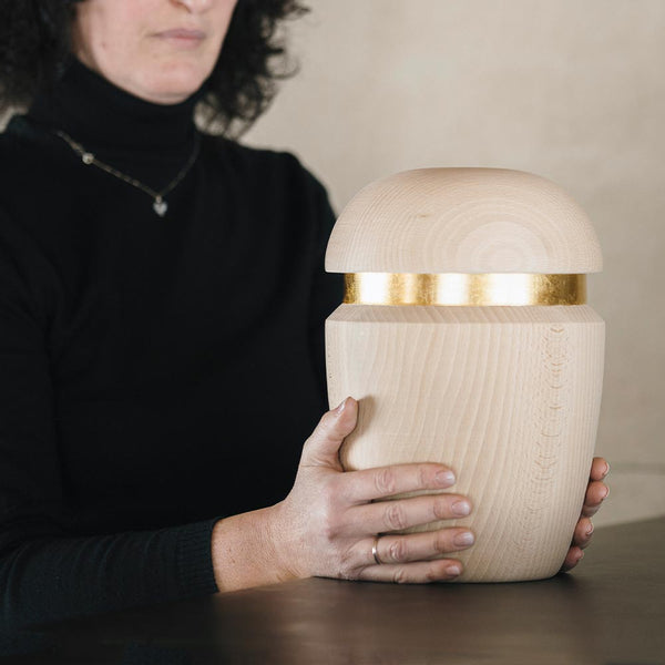 Hope Cremation Urn for Ashes Being Held