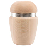 Hope Cremation Urn for Ashes in Beech Wood with Silver Band