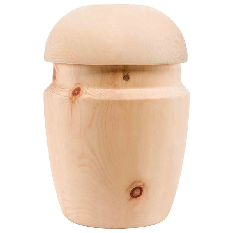 Hope Cremation Urn for Ashes in Swiss Pine Wood