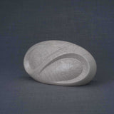 Infinity Ashes Keepsake Urn in Crackle Glaze Right View