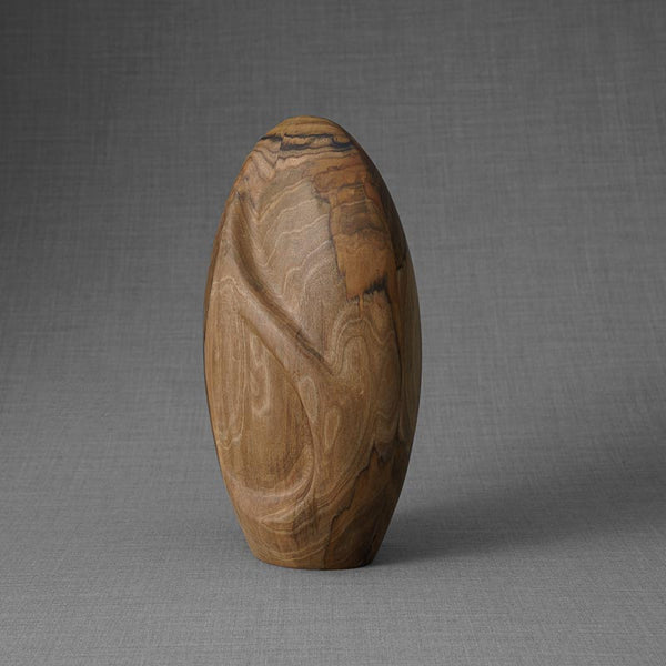 Infinity Wooden Adult Urn for Ashes Walnut Wood Right View