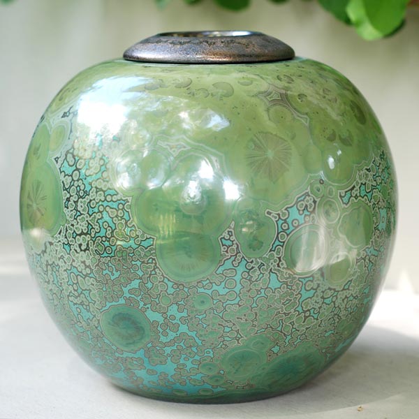 Jadeite Cremation Urn for Ashes - Adult Right View