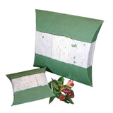 Journey Biodegradable Water Urn for Ashes in Embossed Green Collection with Flowers Large Adult