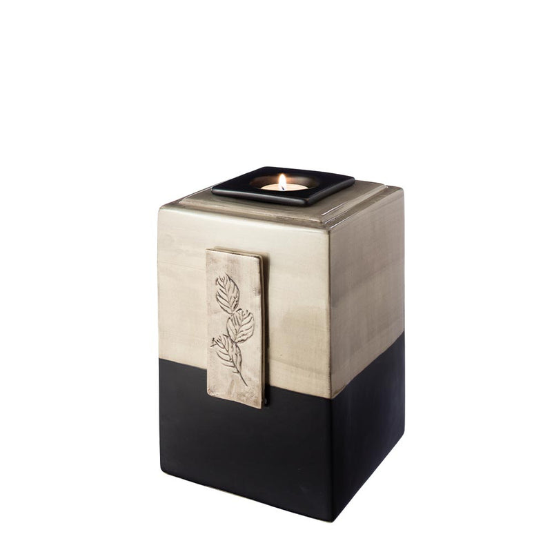 Lantern Candle Cremation Urn for Ashes Open with Candle