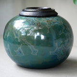 Larimar Cremation Urn for Ashes - Medium Rear View