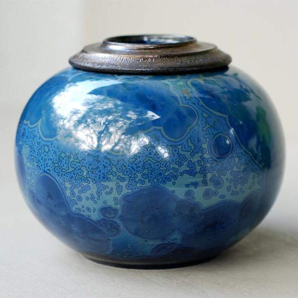 Lazuli Cremation Urn for Pets Ashes Front View