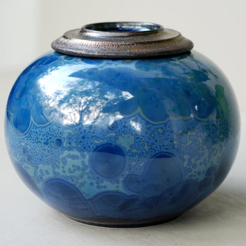 Lazuli Cremation Urn for Pets Ashes Right View