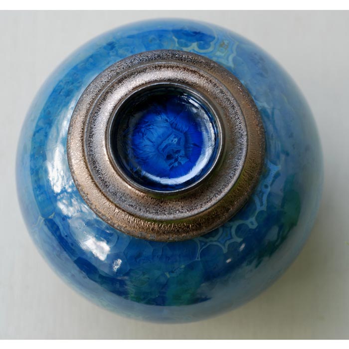 Lazuli Cremation Urn for Pets Ashes Top View