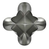 Lotus Cremation Urn for Ashes Pet in Stainless Steel Top View