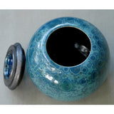 Marine Cremation Urn for Ashes - Medium Lid Off Top View