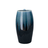 Memory Cremation Urn for Ashes in Blue Blend Front Facing