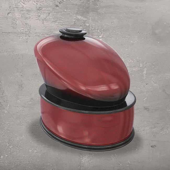 Motorcycle Fuel Tank Cremation Urn for Ashes Red and Black