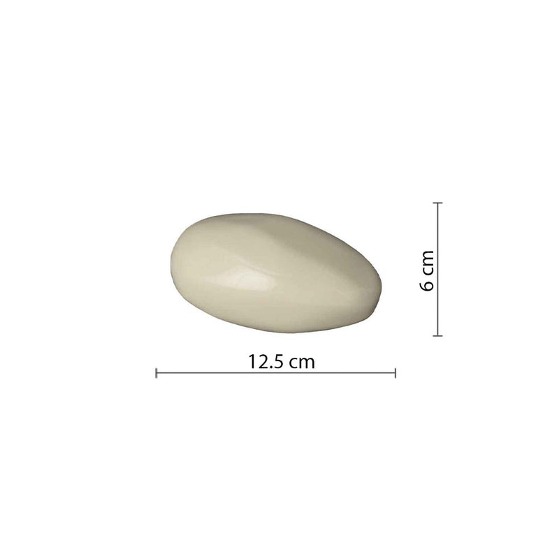 Pebbles Ashes Keepsake Urn in Cream Dimensions