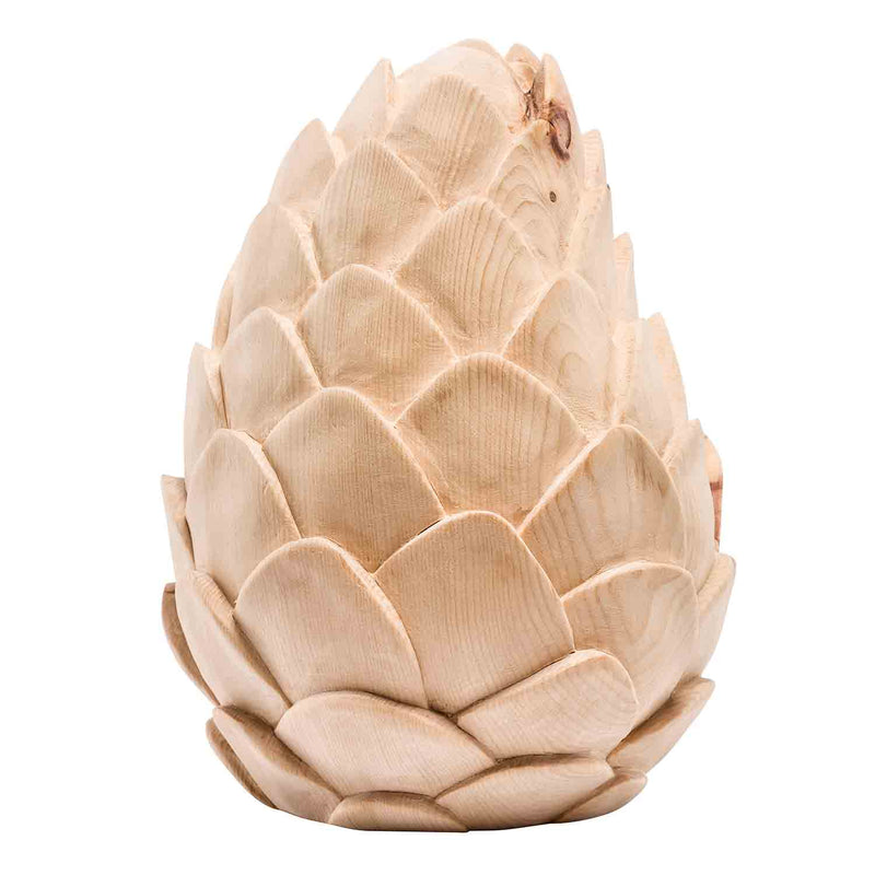 Pine Cone Cremation Urn for Ashes Adult in Wood