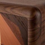 Possibility Cremation Urn for Ashes in Walnut Top Right Corner