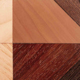 Possibility Cremation Urn for Ashes in Walnut Triangle Close Up