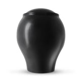 Pure Black Classic Cremation Urn for Ashes