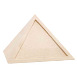 Pyramid Cremation Urn for Ashes in Maple Wood