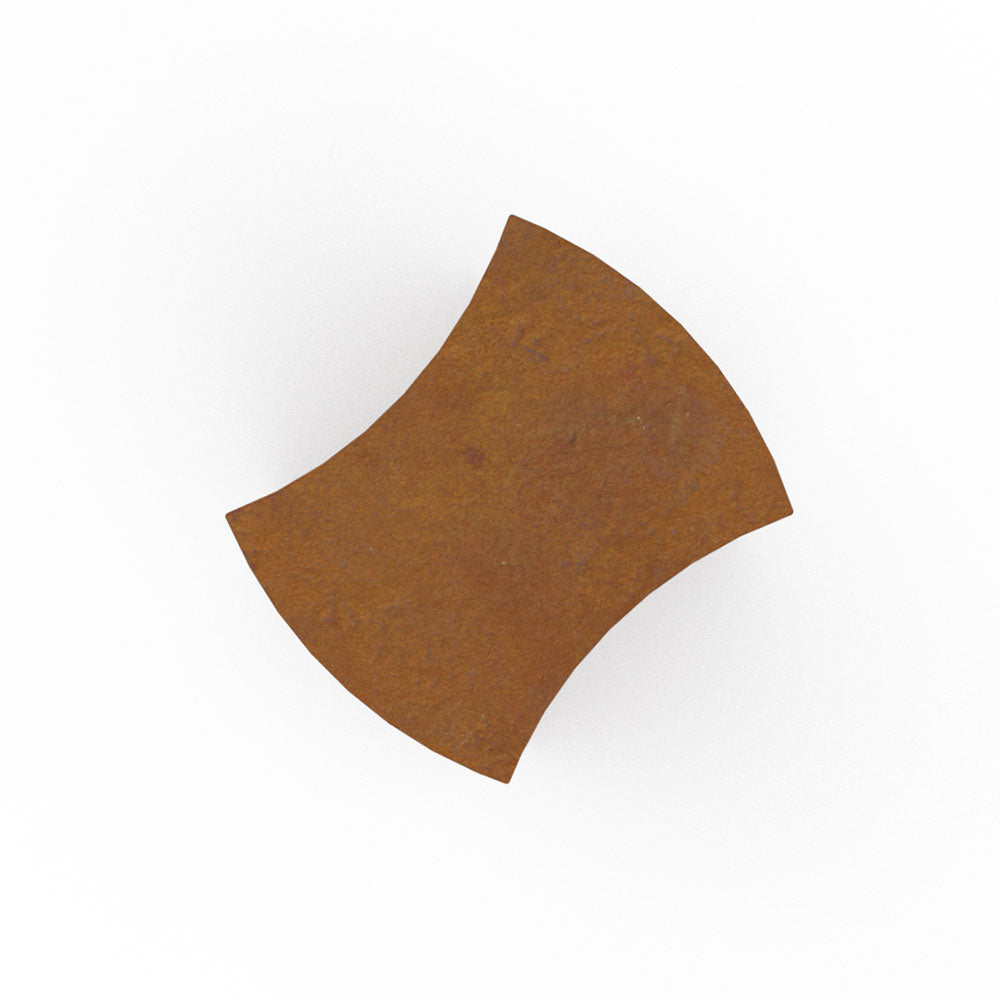 Rise Cremation Urn for Ashes Adult in Corten Steel Top View