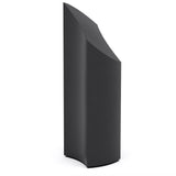 Rise Cremation Urn for Ashes Adult in Matte Black Stainless Steel Rotated View