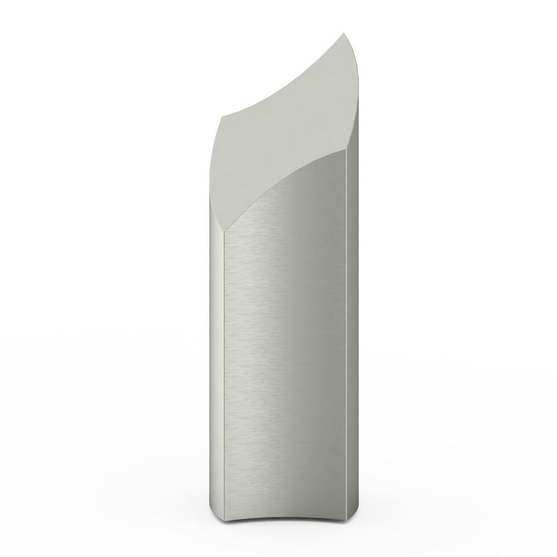 Rise Cremation Urn for Ashes Adult in Stainless Steel Side View