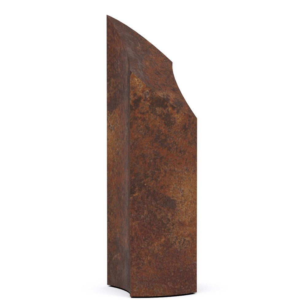 Rise Cremation Urn for Ashes Companion in Brown Bronze Front View