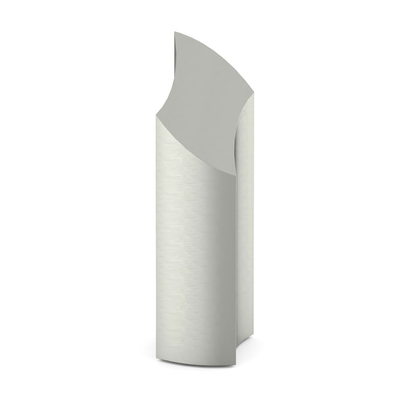 Rise Cremation Urn for Ashes Companion in Stainless Steel Front View