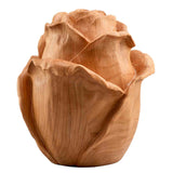 Rose Cremation Urn for Ashes in Cherry Wood