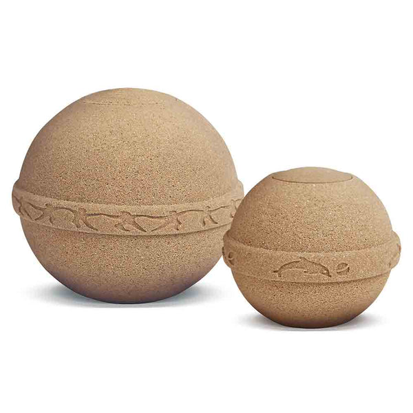SandSphere Biodegradable Urn for Ashes Child with Adult Urn