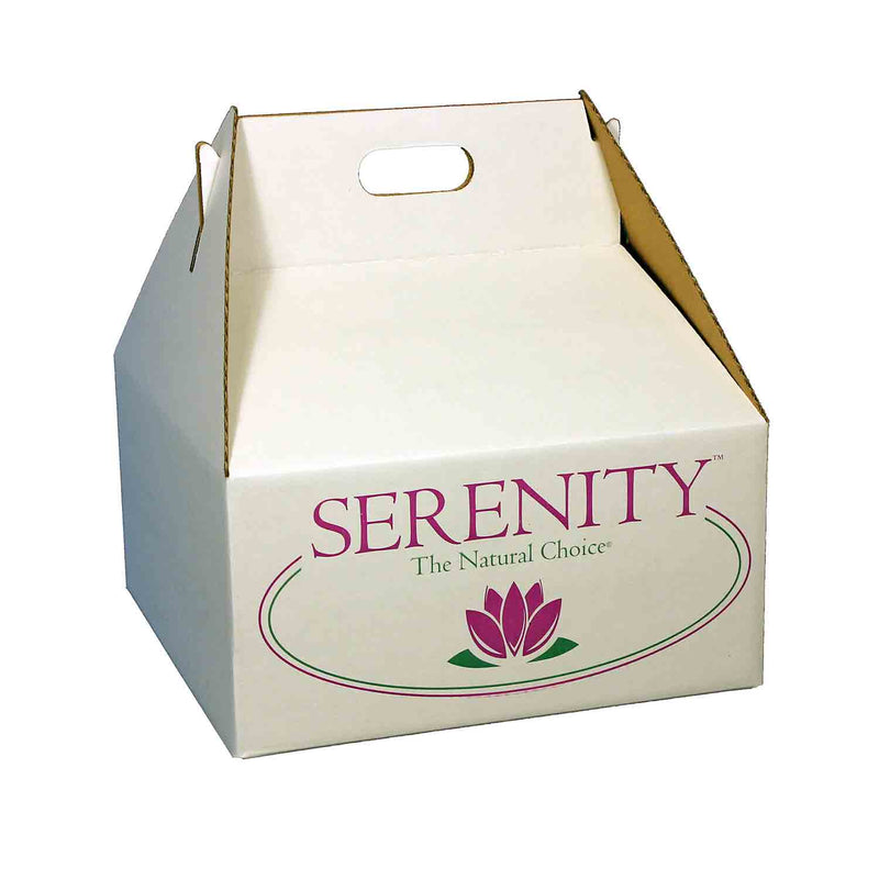 Serenity Box Biodegradable Water Urn for Ashes Right Facing
