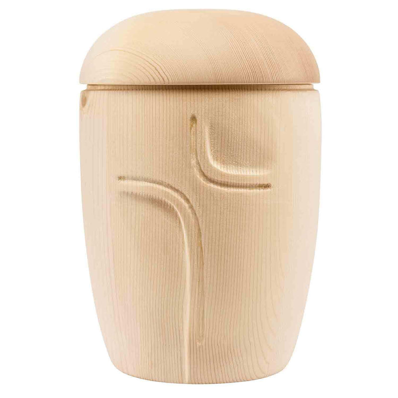 Serenity Cremation Urn for Ashes Large Adult in Spruce Wood
