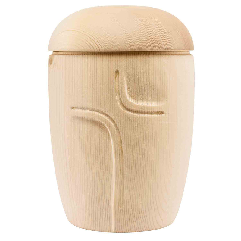 Serenity Cremation Urn for Ashes in Spruce Wood