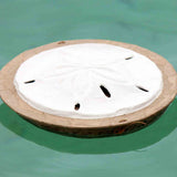 Serenity Sand Dollar Biodegradable Water Urn for Ashes in Water