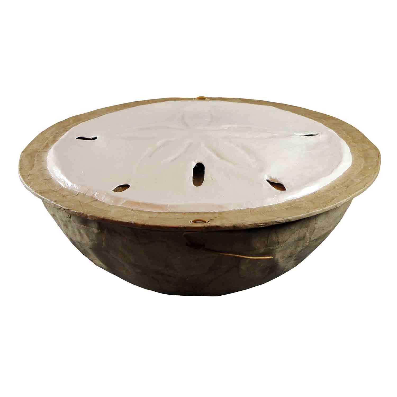 Serenity Sand Dollar Biodegradable Water Urn for Ashes