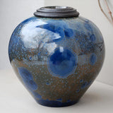 Sodalite Cremation Urn for Ashes - Adult Front View