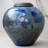 Sodalite Cremation Urn for Ashes - Adult Rear View