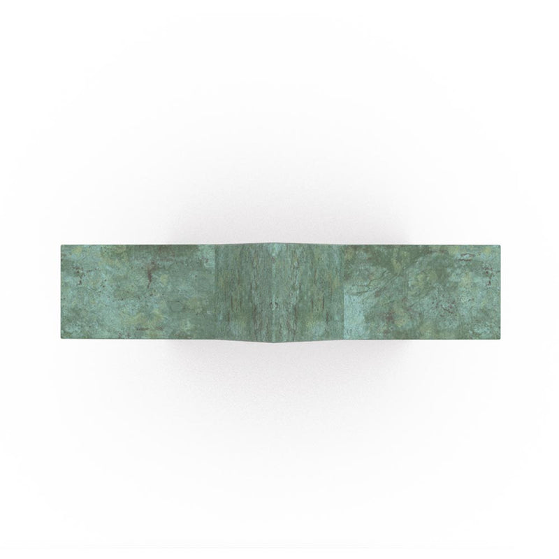 Star Ashes Miniature Keepsake Urn in Green Bronze Top View