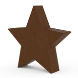 Star Ashes Miniature Keepsake Urn in Waxed Steel Rotated View