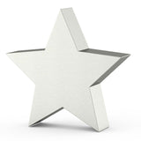Star Cremation Urn for Ashes Pet in Stainless Steel Rotated View