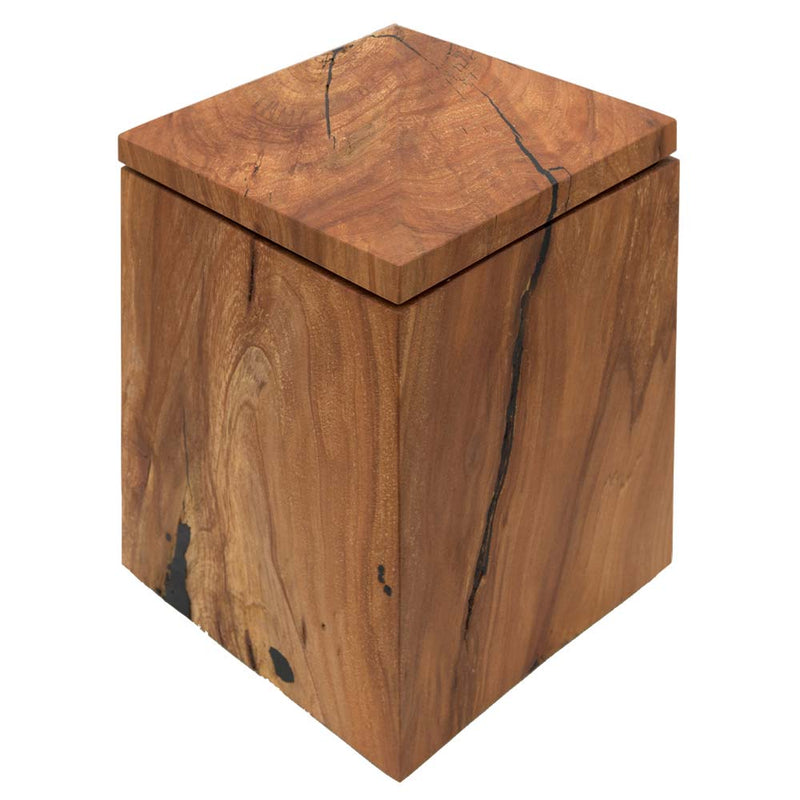 Summit Cremation Urn for Ashes in Cherry Wood Top View