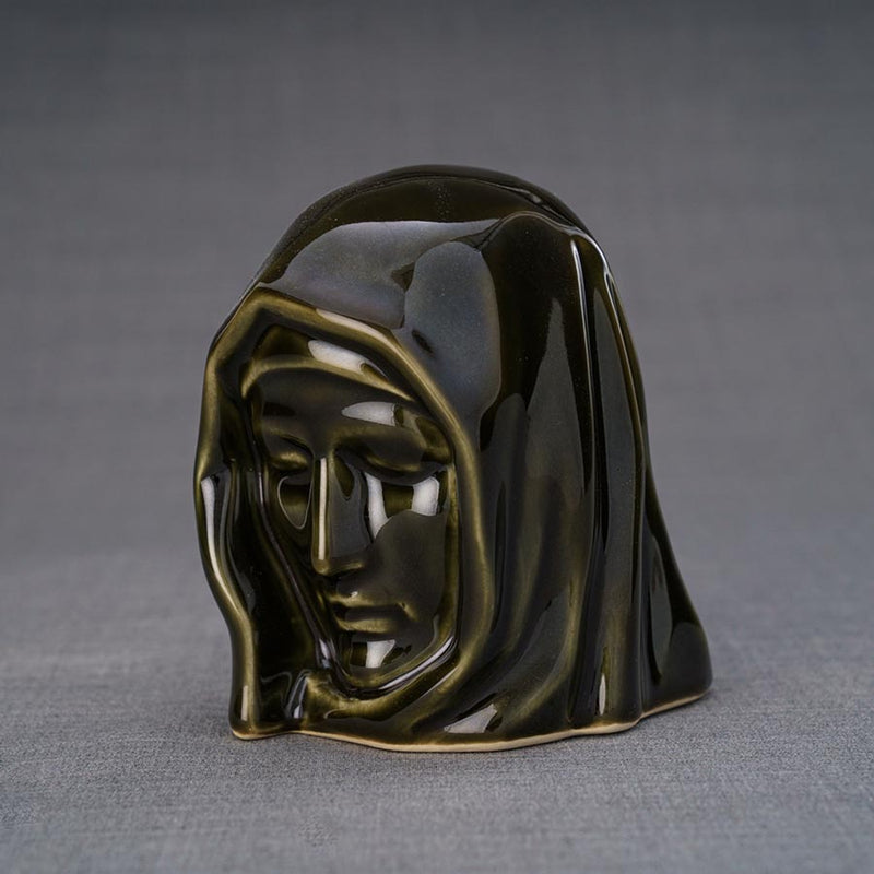 The Holy Mother Ashes Keepsake Urn Brown Right View