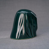The Holy Mother Ashes Keepsake Urn Green Rear View