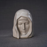The Holy Mother Ashes Keepsake Urn Grey Front View