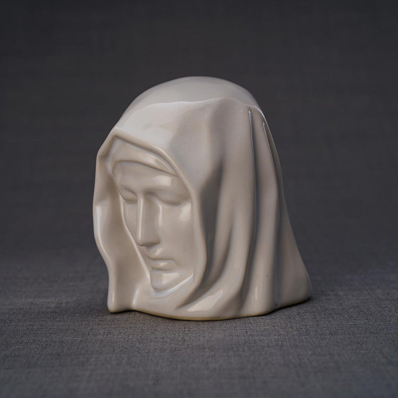 The Holy Mother Ashes Keepsake Urn Grey Right View