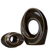 The Passage Cremation Urn and Ashes Keepsake Urn in Oily Brown